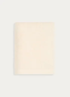 Sale Bouchara SERVIETTE DE TOILETTE EN COTON ET SOIE AGNES ECRU