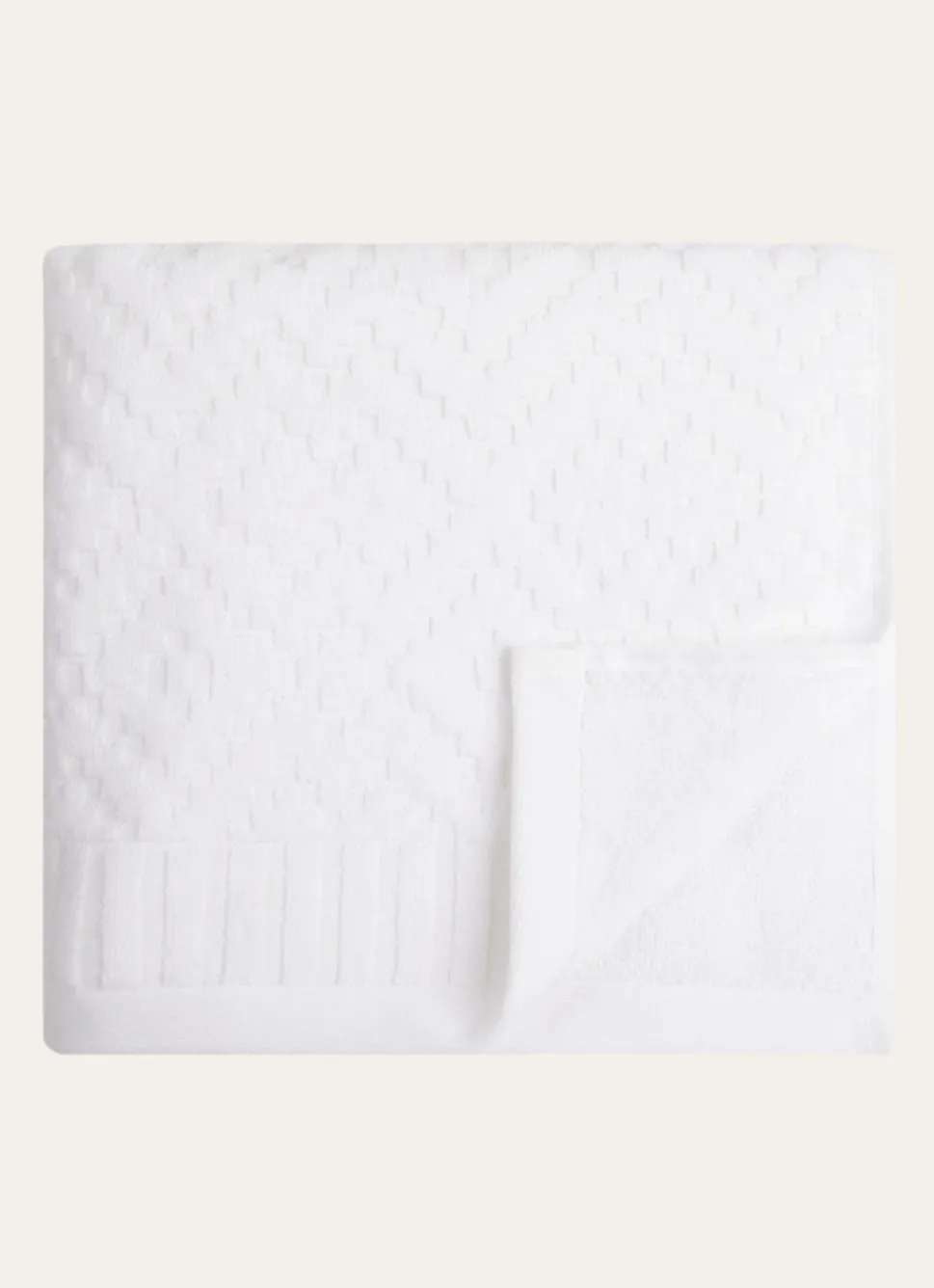 Online Bouchara SERVIETTE DE TOILETTE EN JACQUARD BLANC