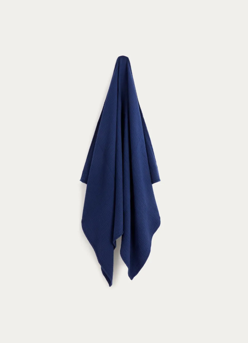 Discount Bouchara SERVIETTE DE TOILETTE EN GAZE DE COTON ODYSSÉE BLEU MARINE