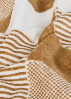 Online Bouchara SERVIETTE DE TOILETTE JACQUARD MOTIF GÉOMÉTRIQUE MULTICOLORE