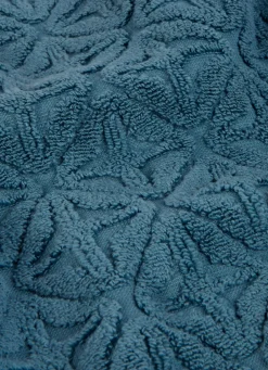 Best Bouchara SERVIETTE DE TOILETTE JULIAN À MOTIF GÉOMÉTRIQUE BLEU