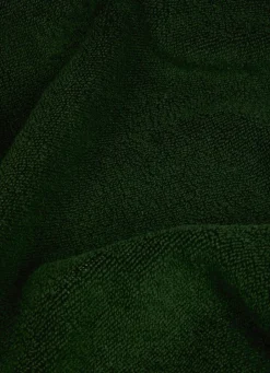 Sale Bouchara SERVIETTE DE TOILETTE LITEAU JACQUARD VÉGÉTAL vert