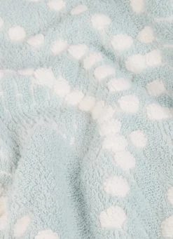 Discount Bouchara SERVIETTE DE TOILETTE SERENA EN JACQUARD BLEU CLAIR