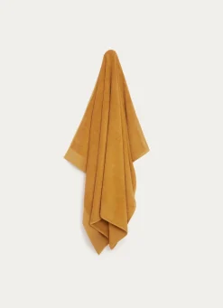 Best Bouchara SERVIETTE DE TOILETTE UNIE EN COTON 500GR OCRE