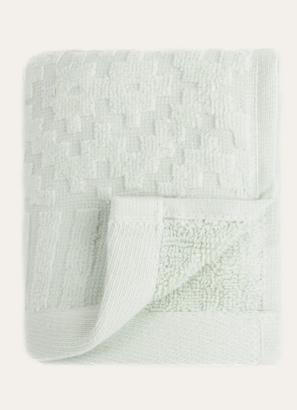 Sale Bouchara SERVIETTE INVITÉ EN JACQUARD EAU