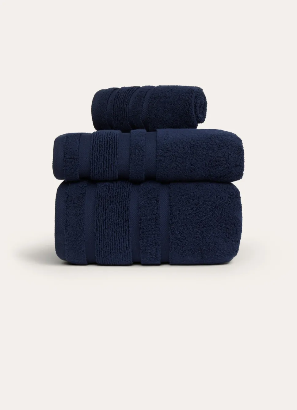 Sale Bouchara SERVIETTE INVITÉ MOELLEUSE LITEAU RAFFINÉ BLANC