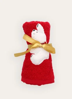Outlet Bouchara SERVIETTE INVITÉ PERSONNAGE DE NOËL ROUGE