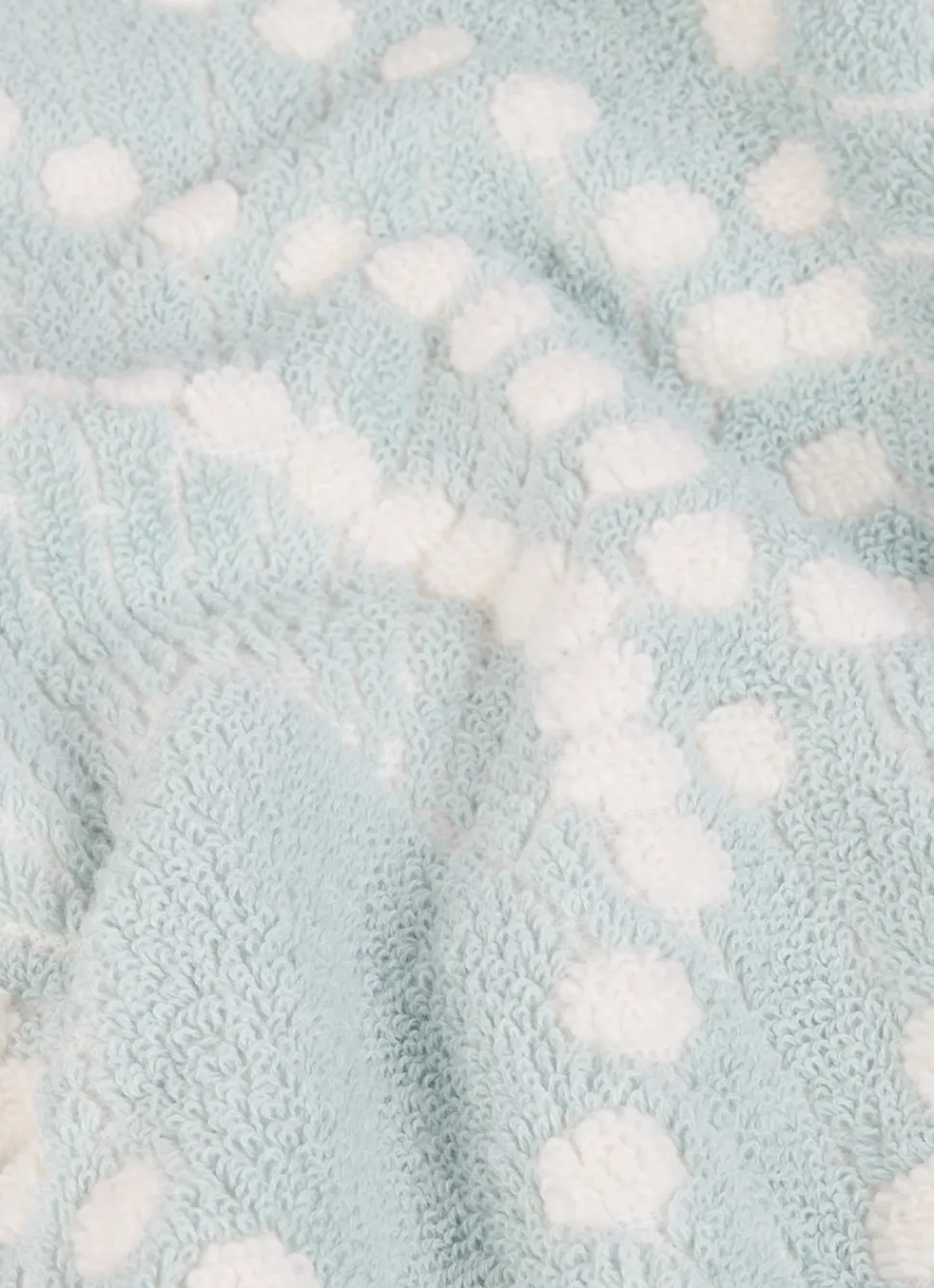 Best Bouchara SERVIETTE INVITÉ SERENA EN JACQUARD BLEU CLAIR