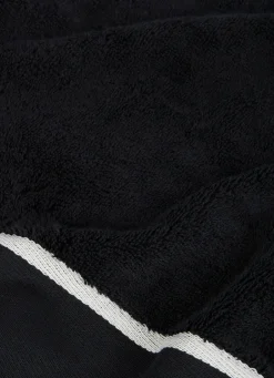 New Bouchara SERVIETTE INVITÉ UNIE À LARGE BORDURE ARTHUR Noir