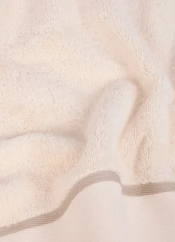 New Bouchara SERVIETTE INVITÉ UNIE À LARGE BORDURE ARTHUR ÉCRU