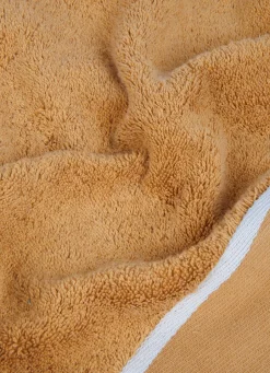 Sale Bouchara SERVIETTE INVITÉ UNIE À LARGE BORDURE ARTHUR CARAMEL