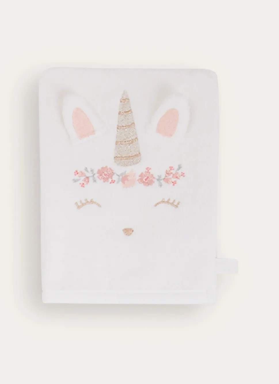 Best Bouchara SET CAPE ET GANT LICORNE BLANC