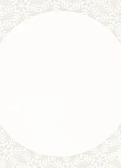 Best Bouchara SET DE TABLE EN FEUTRINE DÉCOR CRISTAUX DÉCOUPÉS ÉCRU