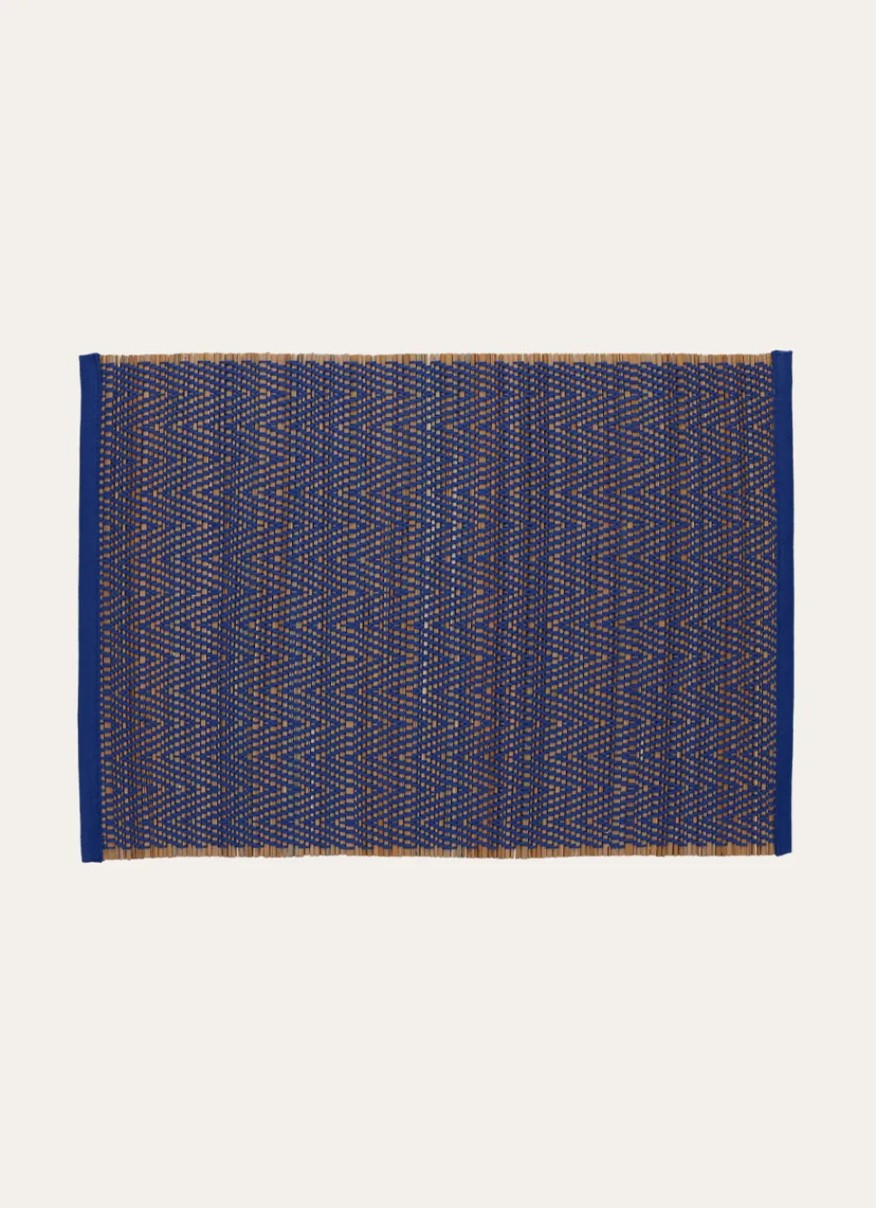 Discount Bouchara SET DE TABLE EN PAILLE BLEU