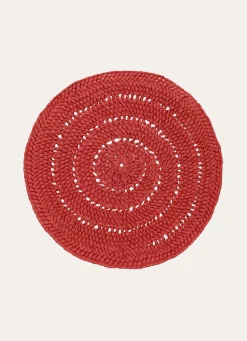 Online Bouchara SET DE TABLE PAPIER ETNO ARGILE ROUGE