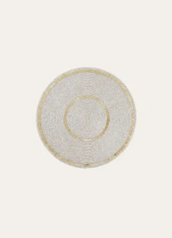 Bouchara SET DE TABLE PERLES DORÉ