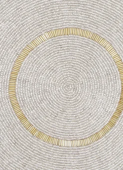 Bouchara SET DE TABLE PERLES DORÉ