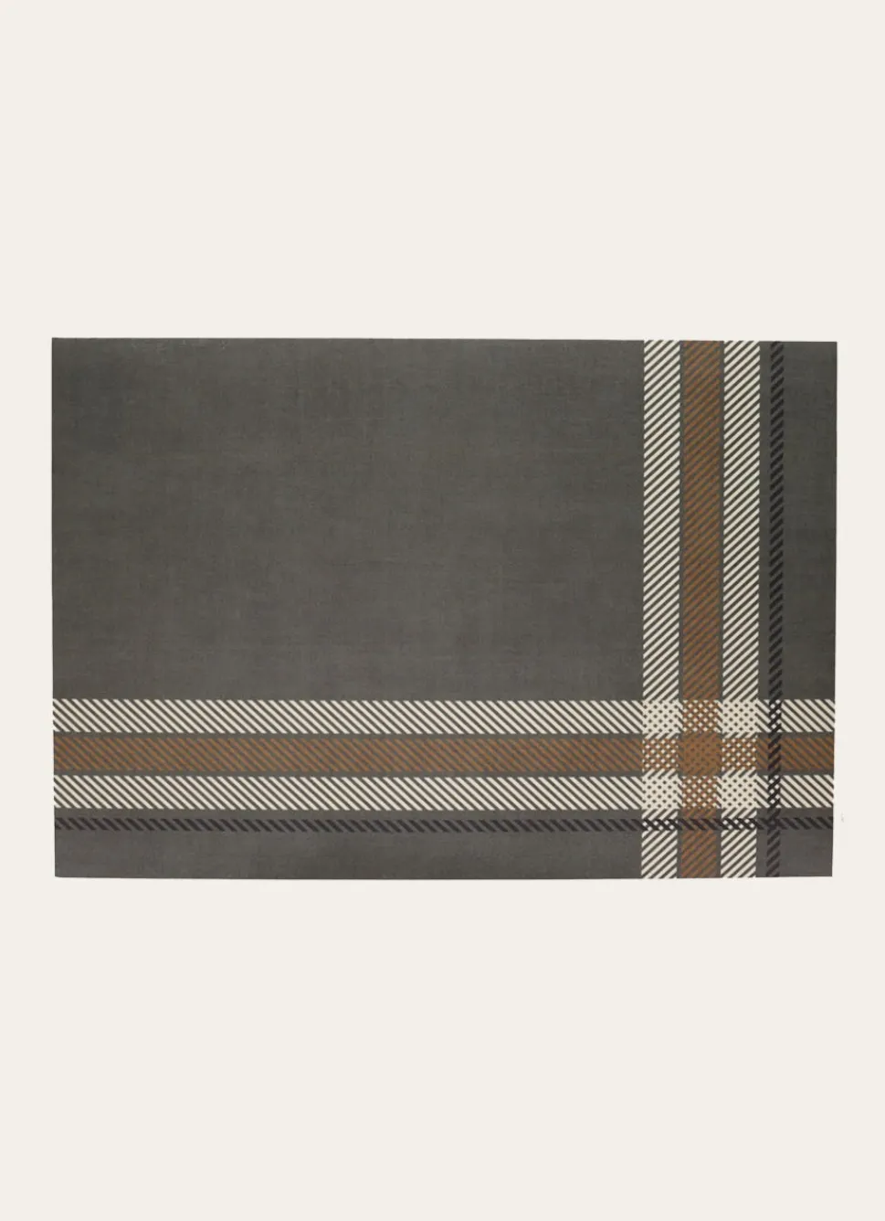 Best Bouchara SET DE TABLE PLASTIFIÉ À CARREAU MULTICOLORE/KAKI