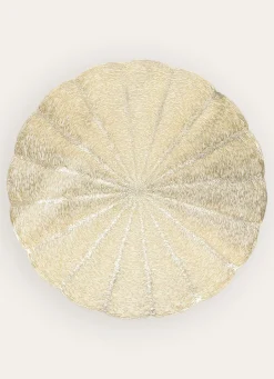 Outlet Bouchara SET DE TABLE ROND EN PVC DORE