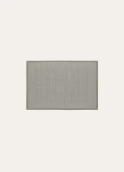 New Bouchara SET DE TABLE UNI TISSÉ GRIS CLAIR