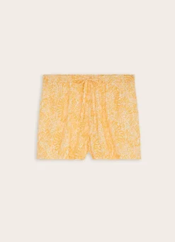 Best Bouchara SHORT EN VISCOSE IMPRIMÉE JAUNE