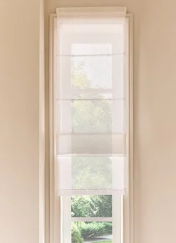 Discount Bouchara STORE BATEAU EN VOILE DE LIN LÉGER BLANC