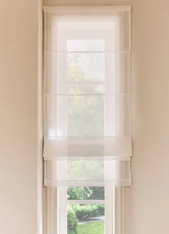 Discount Bouchara STORE BATEAU EN VOILE DE LIN LÉGER BLANC