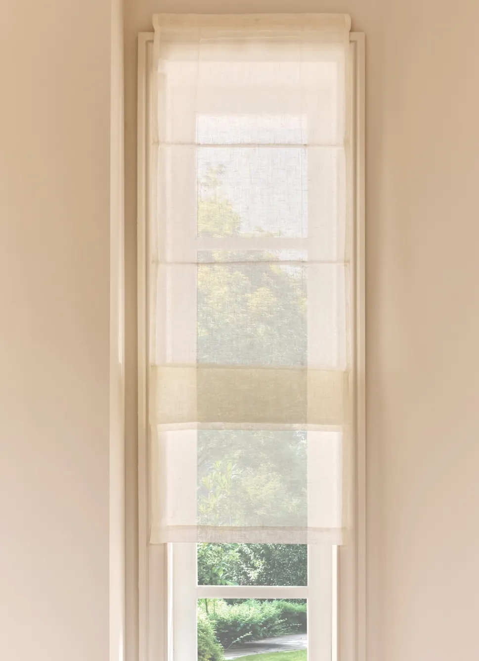 Discount Bouchara STORE BATEAU EN VOILE DE LIN LÉGER ECRU