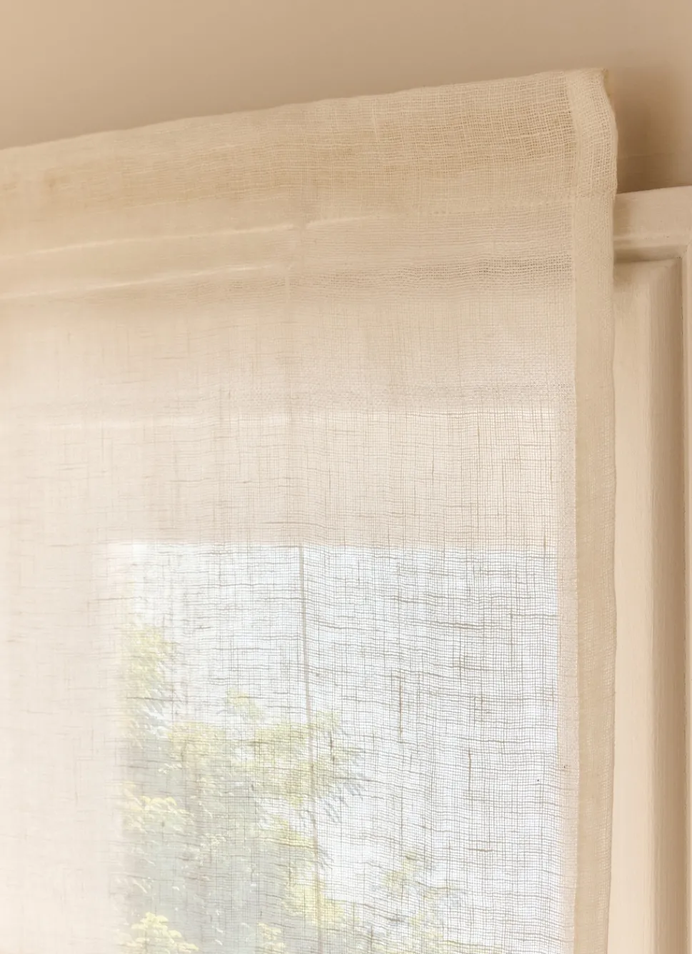 Discount Bouchara STORE BATEAU EN VOILE DE LIN LÉGER ECRU