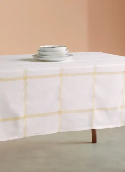 Hot Bouchara SURNAPPE EN COTON TISSÉ SCINTILLANT ECRU