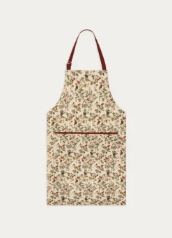 Online Bouchara TABLIER DE CUISINE EN COTON IMPRIMÉ VÉGÉTAL MULTICOLORE