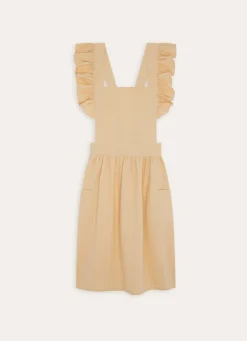 Sale Bouchara TABLIER EN COTON À VOLANT NATUREL