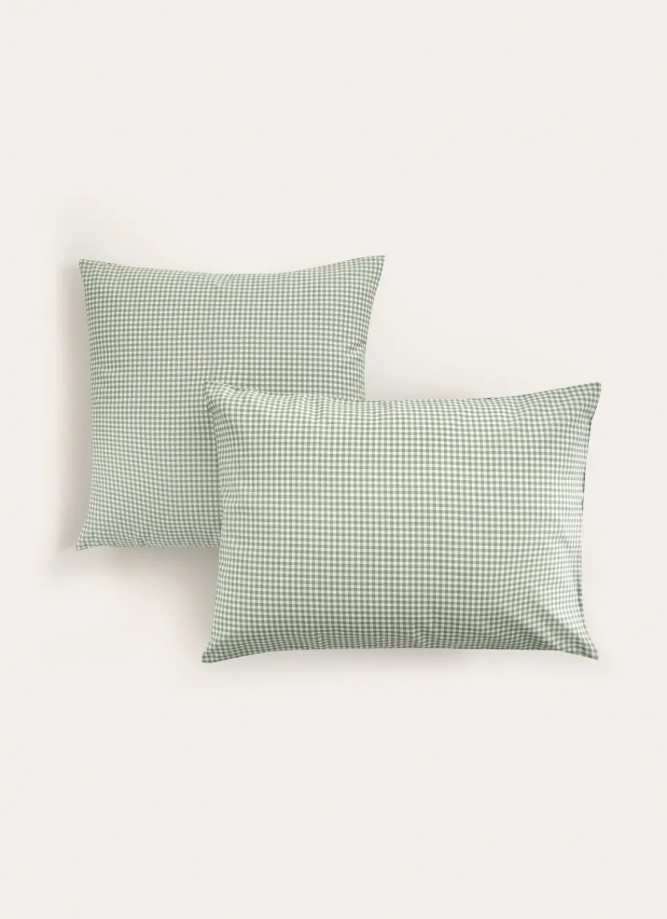 Discount Bouchara TAIE D'OREILLER EN COTON VICHY SAUGE