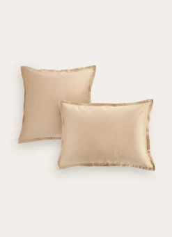 Hot Bouchara TAIE D'OREILLER EN SATIN DE COTON UNI MORDORE