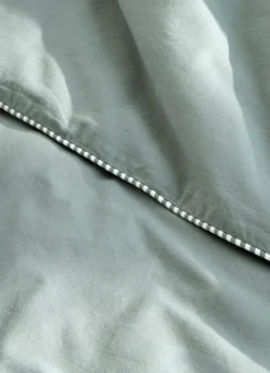 Hot Bouchara TAIE D’OREILLER ENFANT EN COTON LAVÉ VERT