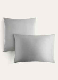 Discount Bouchara TAIE D'OREILLER PURE SOIE DE MÛRIER GRIS