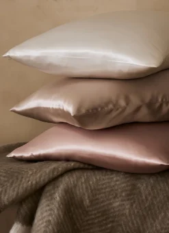 Hot Bouchara TAIE D'OREILLER PURE SOIE DE MÛRIER IVOIRE