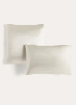 Hot Bouchara TAIE D'OREILLER PURE SOIE DE MÛRIER IVOIRE