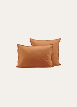 Hot Bouchara TAIE D'OREILLER UNIE EN COTON LAVÉ BIO BAMBI