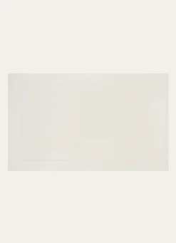 Best Bouchara TAPIS DE BAIN À MOTIF EN COTON ECRU