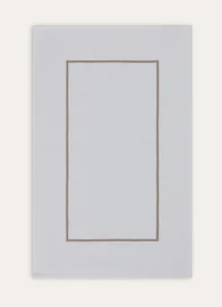 Clearance Bouchara TAPIS DE BAIN BLANC/BEIGE