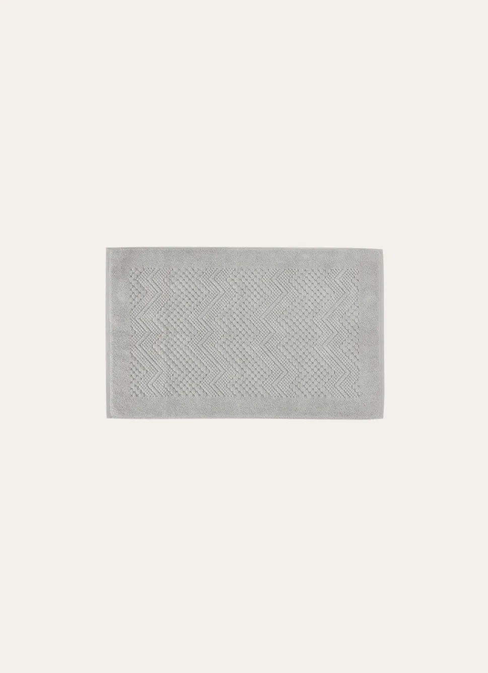 New Bouchara TAPIS DE BAIN EN COTON GRIS CLAIR