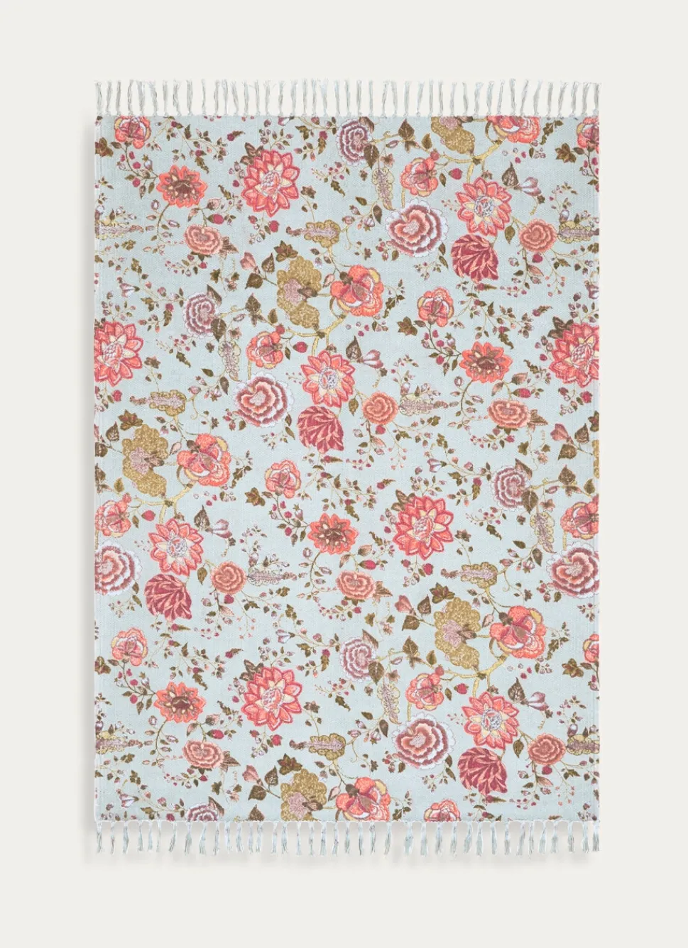 New Bouchara TAPIS EN COTON IMPRIMÉ RÉVERSIBLE MULTICOLORE