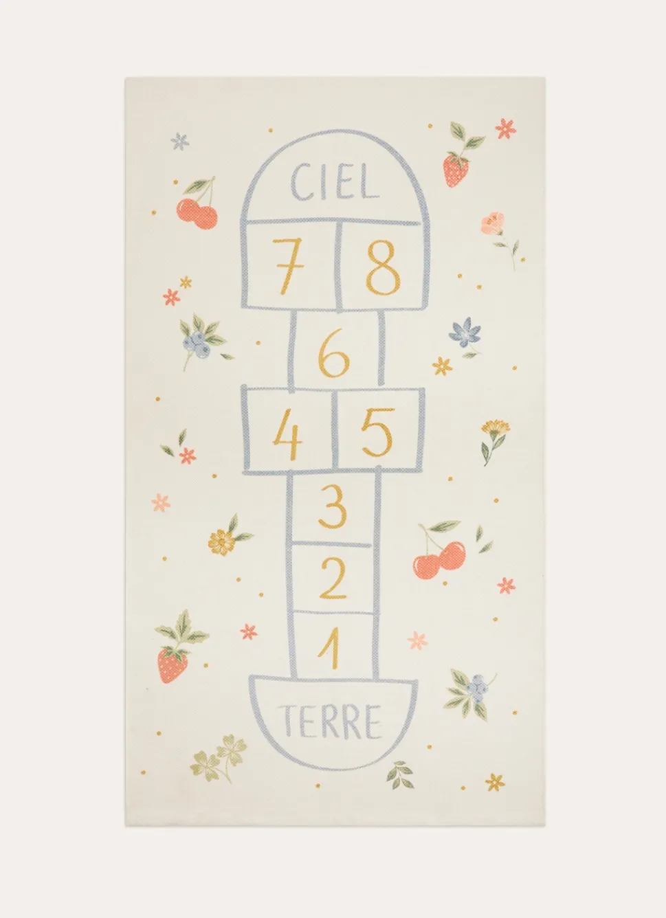 Best Bouchara TAPIS ENFANT IMPRIMÉ MARELLE MULTICOLORE