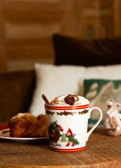 Online Bouchara TASSE À CHOCOLAT CHAUD EN PORCELAINE MOTIF NOËL MULTICOLORE
