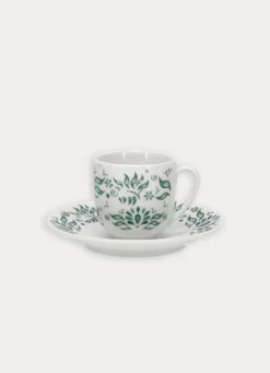 Bouchara TASSE AVEC SOUCOUPE EN PORCELAINE vert