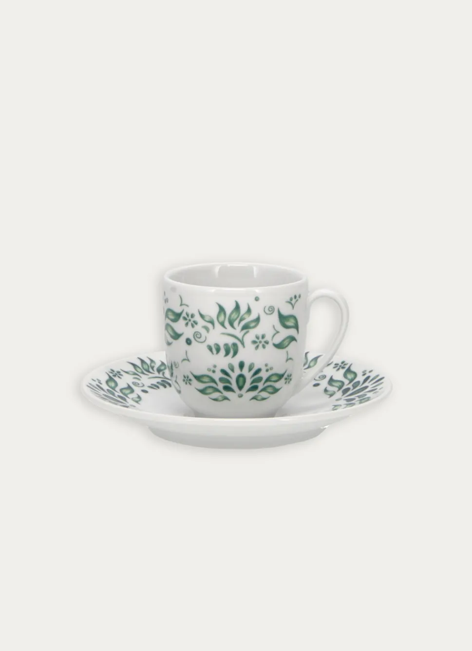 Bouchara TASSE AVEC SOUCOUPE EN PORCELAINE vert