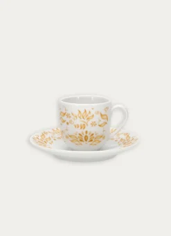 New Bouchara TASSE AVEC SOUCOUPE EN PORCELAINE CURRY