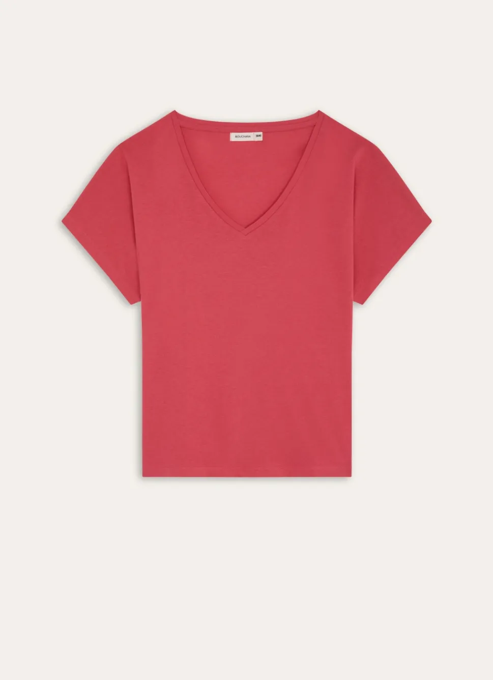 Online Bouchara TEE-SHIRT MANCHES COURTES FORME AMPLE FUSHIA