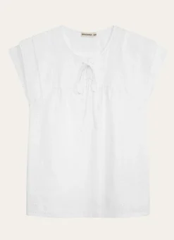Clearance Bouchara TOP RIVA EN COTON BLANC